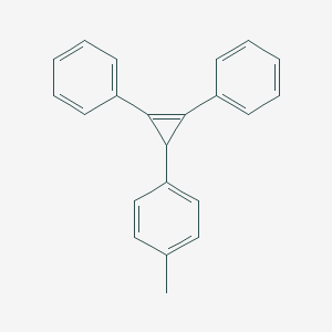 1-(2,3-Diphenylcycloprop-2-en-1-yl)-4-methylbenzene