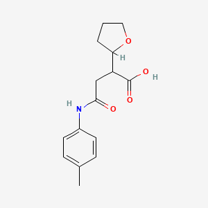 4-[(4-methylphenyl)amino]-4-oxo-2-(tetrahydro-2-furanyl)butanoic acid