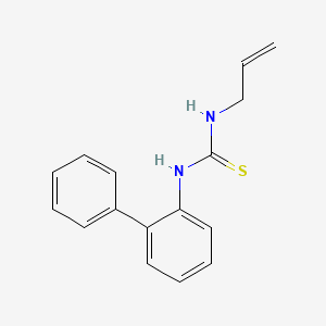 molecular formula C16H16N2S B5149904 N-allyl-N'-2-biphenylylthiourea 