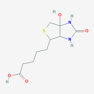molecular formula C10H16N2O4S B5149917 5-(6a-hydroxy-2-oxohexahydro-1H-thieno[3,4-d]imidazol-4-yl)pentanoic acid 