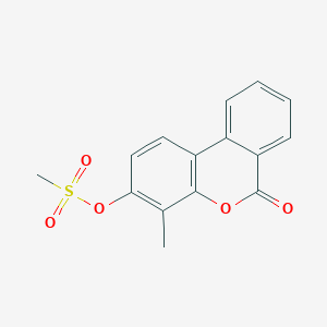 4-methyl-6-oxo-6H-benzo[c]chromen-3-yl methanesulfonate