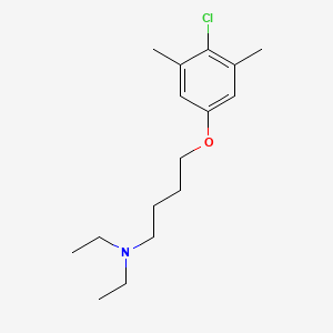 molecular formula C16H26ClNO B5150004 4-(4-chloro-3,5-dimethylphenoxy)-N,N-diethyl-1-butanamine 