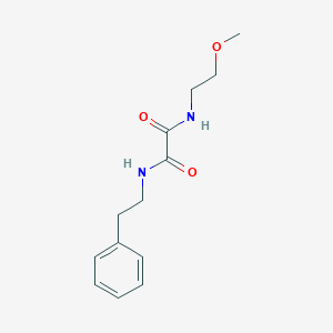 molecular formula C13H18N2O3 B5150051 N-(2-methoxyethyl)-N'-(2-phenylethyl)ethanediamide 