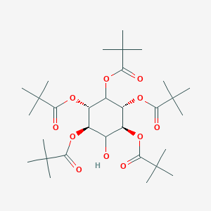 2,3,4,5-Tetrakis[(2,2-dimethylpropanoyl)oxy]-6-hydroxycyclohexyl pivalate