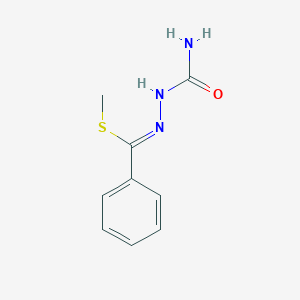 (Aminocarbonyl)benzohydrazonoyl methyl sulfide