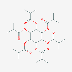 molecular formula C30H48O12 B515017 2,3,4,5,6-Pentakis(isobutyryloxy)cyclohexyl 2-methylpropanoate 
