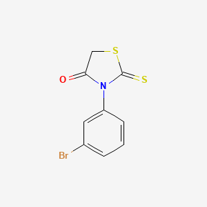 molecular formula C9H6BrNOS2 B5150170 3-(3-bromophenyl)-2-thioxo-1,3-thiazolidin-4-one CAS No. 5258-25-3