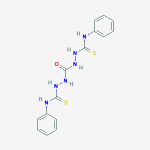 molecular formula C15H16N6OS2 B515018 1,3-Bis(phenylcarbamothioylamino)urea 