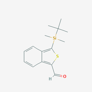 molecular formula C15H20OSSi B515024 3-[Tert-butyl(dimethyl)silyl]-2-benzothiophene-1-carbaldehyde 