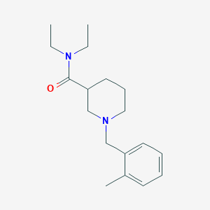 molecular formula C18H28N2O B5150295 N,N-diethyl-1-(2-methylbenzyl)-3-piperidinecarboxamide 