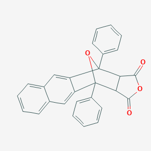 molecular formula C28H18O4 B515031 1,12-Diphenyl-15,18-dioxapentacyclo[10.5.1.0~2,11~.0~4,9~.0~13,17~]octadeca-2(11),3,5,7,9-pentaene-14,16-dione 