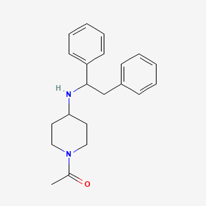 molecular formula C21H26N2O B5150324 1-acetyl-N-(1,2-diphenylethyl)-4-piperidinamine 