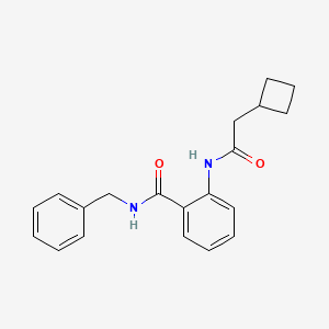molecular formula C20H22N2O2 B5150421 N-benzyl-2-[(cyclobutylacetyl)amino]benzamide 