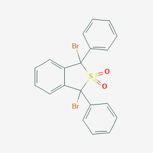 1,3-Dibromo-1,3-diphenyl-1,3-dihydro-2-benzothiophene 2,2-dioxide