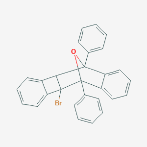 molecular formula C28H19BrO B515055 2-Bromo-1,10-diphenyl-17-oxapentacyclo[8.6.1.0~2,9~.0~3,8~.0~11,16~]heptadeca-3,5,7,11,13,15-hexaene 