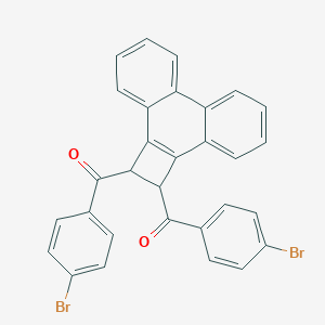 molecular formula C30H18Br2O2 B515057 [2-(4-Bromobenzoyl)-1,2-dihydrocyclobuta[l]phenanthren-1-yl](4-bromophenyl)methanone 