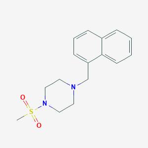 molecular formula C16H20N2O2S B5150570 1-(methylsulfonyl)-4-(1-naphthylmethyl)piperazine 