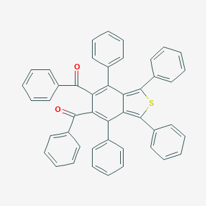 molecular formula C46H30O2S B515060 (6-Benzoyl-1,3,4,7-tetraphenyl-2-benzothiophen-5-yl)-phenyl-methanone 