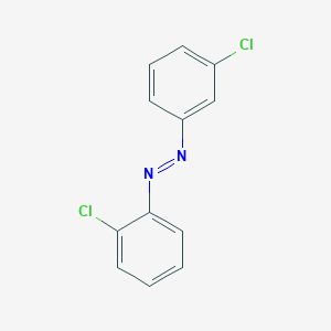 molecular formula C12H8Cl2N2 B515062 1-(2-Chlorophenyl)-2-(3-chlorophenyl)diazene 