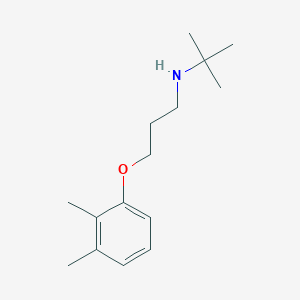 molecular formula C15H25NO B5150632 N-(tert-butyl)-3-(2,3-dimethylphenoxy)-1-propanamine 