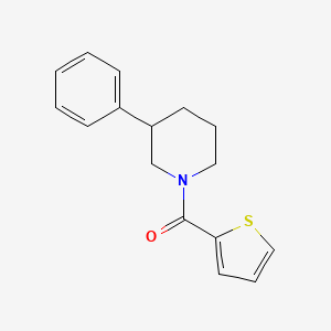 molecular formula C16H17NOS B5150684 3-phenyl-1-(2-thienylcarbonyl)piperidine 