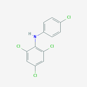 molecular formula C12H7Cl4N B515069 2,4,6-trichloro-N-(4-chlorophenyl)aniline 