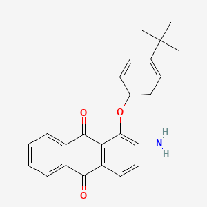 molecular formula C24H21NO3 B5150752 2-amino-1-(4-tert-butylphenoxy)anthra-9,10-quinone CAS No. 68256-56-4