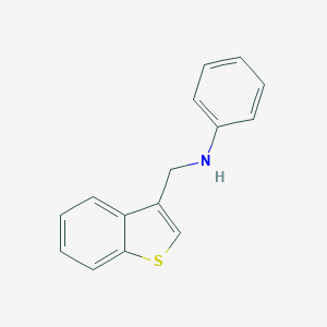 N-(1-benzothien-3-ylmethyl)aniline