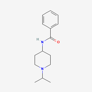 molecular formula C15H22N2O B5150807 N-(1-isopropyl-4-piperidinyl)benzamide 