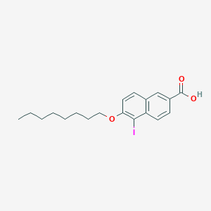 5-Iodo-6-(octyloxy)-2-naphthoic acid