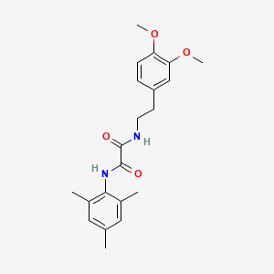 molecular formula C21H26N2O4 B5150865 N-[2-(3,4-dimethoxyphenyl)ethyl]-N'-mesitylethanediamide 