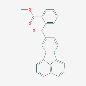 molecular formula C25H16O3 B515092 Methyl 2-(8-fluoranthenylcarbonyl)benzoate 