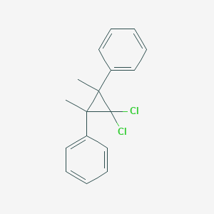 (2,2-Dichloro-1,3-dimethyl-3-phenylcyclopropyl)benzene