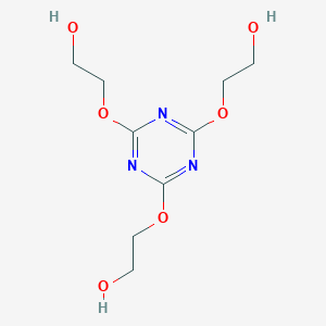 2-[[4,6-Bis(2-hydroxyethoxy)-1,3,5-triazin-2-yl]oxy]ethanol