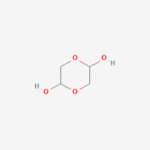 molecular formula C4H8O4 B051511 1,4-Dioxane-2,5-diol CAS No. 23147-58-2