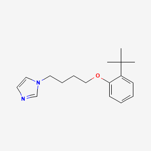 molecular formula C17H24N2O B5151167 1-[4-(2-tert-butylphenoxy)butyl]-1H-imidazole 