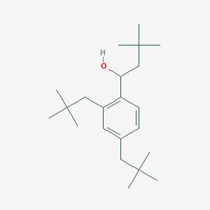 molecular formula C22H38O B515117 1-(2,4-Dineopentylphenyl)-3,3-dimethyl-1-butanol 