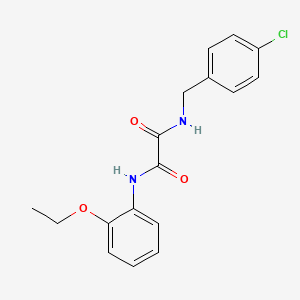 molecular formula C17H17ClN2O3 B5151176 N-(4-chlorobenzyl)-N'-(2-ethoxyphenyl)ethanediamide 