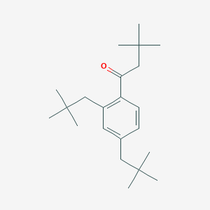 molecular formula C22H36O B515124 1-(2,4-Dineopentylphenyl)-3,3-dimethyl-1-butanone 