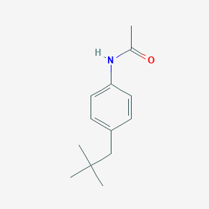 N-[4-(2,2-dimethylpropyl)phenyl]acetamide