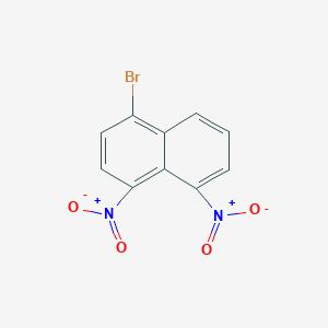 molecular formula C10H5BrN2O4 B515126 1-Bromo-4,5-dinitronaphthalene CAS No. 4185-60-8