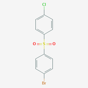 molecular formula C12H8BrClO2S B515131 1-Bromo-4-((4-chlorophenyl)sulfonyl)benzene CAS No. 65082-45-3