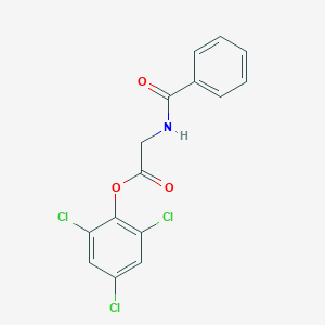 2,4,6-Trichlorophenyl (benzoylamino)acetate