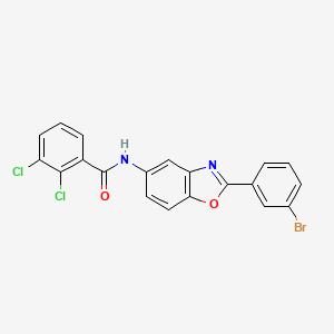 N-[2-(3-bromophenyl)-1,3-benzoxazol-5-yl]-2,3-dichlorobenzamide