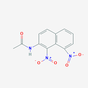 N-{1,8-bisnitro-2-naphthyl}acetamide