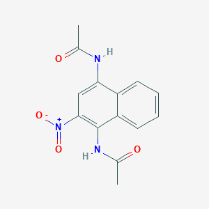 N-{4-(acetylamino)-2-nitro-1-naphthyl}acetamide