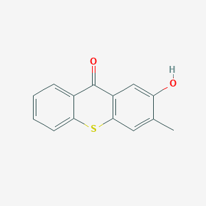 molecular formula C14H10O2S B5151503 2-hydroxy-3-methyl-9H-thioxanthen-9-one 