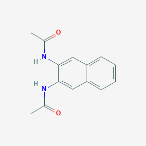 molecular formula C14H14N2O2 B515151 N-(3-acetamidonaphthalen-2-yl)acetamide CAS No. 342043-22-5