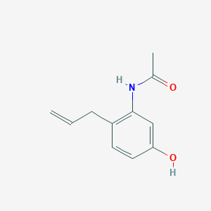 molecular formula C11H13NO2 B515152 N-(2-allyl-5-hydroxyphenyl)acetamide 