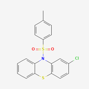 molecular formula C19H14ClNO2S2 B5151529 2-chloro-10-[(4-methylphenyl)sulfonyl]-10H-phenothiazine CAS No. 61654-43-1